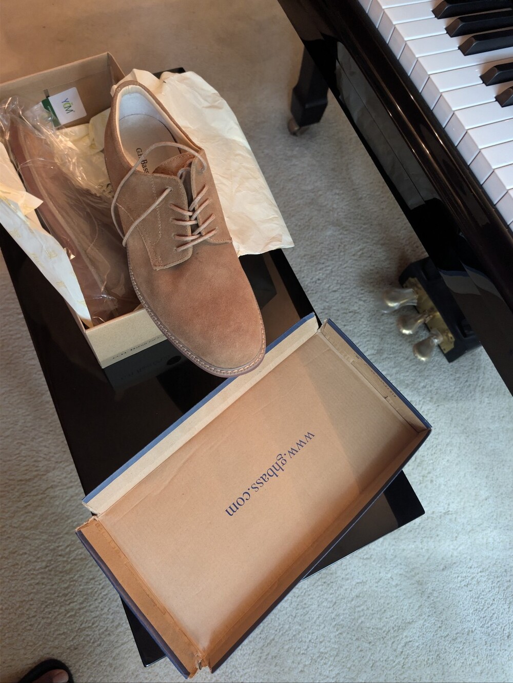 G.H. Bass & Co. Men's Suede Chukka Boots in Light Brown